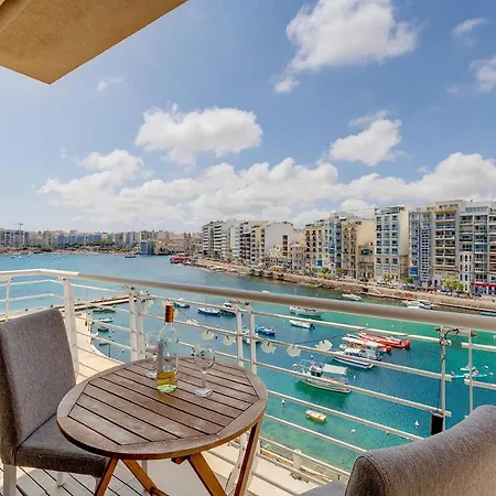 Exquisite Seafront In Spinola Bay St Julians דירה Saint Julian's