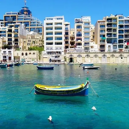 Exquisite Seafront In Spinola Bay St Julians